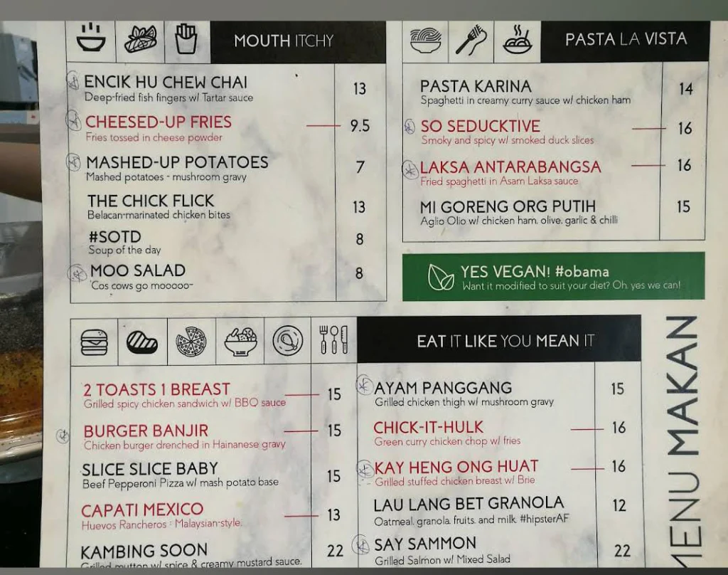 Caffe Diem Menu prices