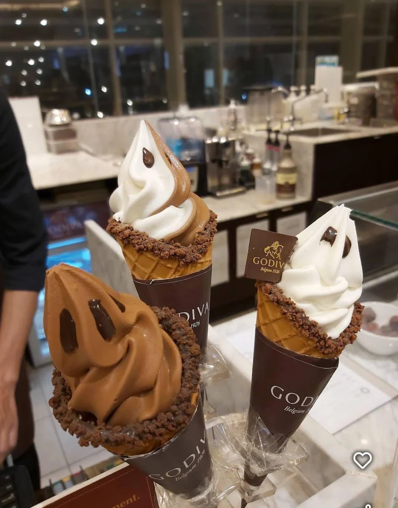 GODIVA icecream