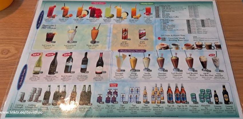  Upperstar beverages Menu