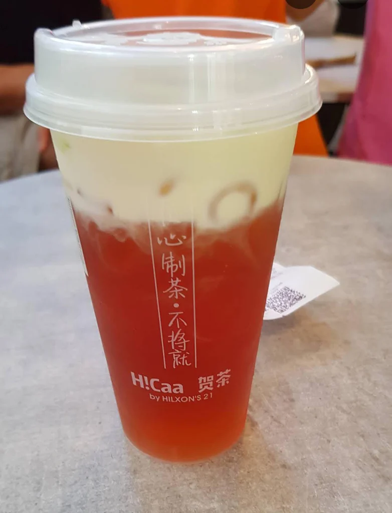 Hicaa beverages Menu 