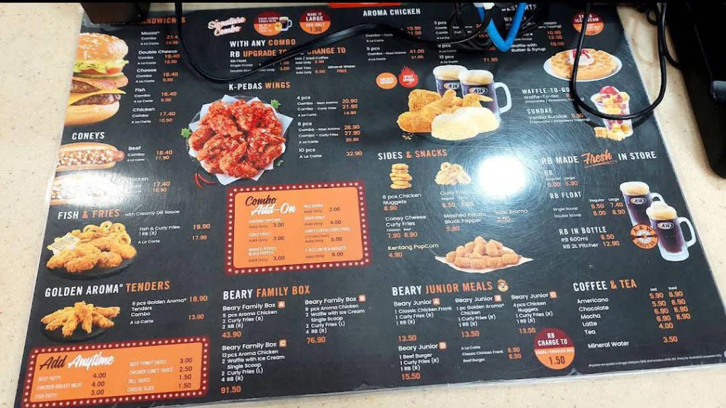 A&W Menu Prices