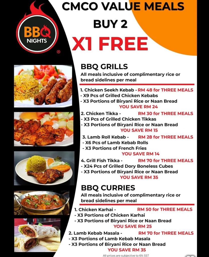 BBQ Nights offers