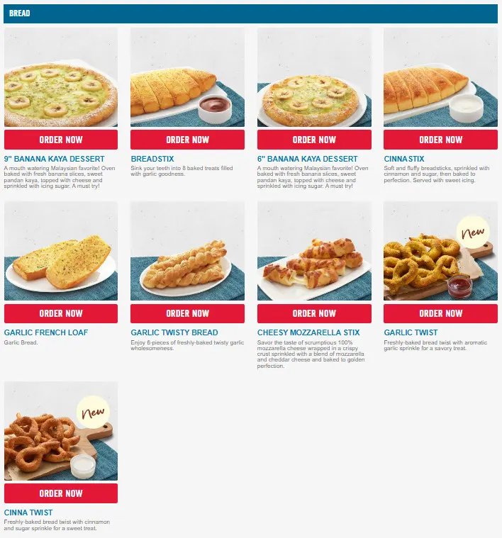 DOMINO’S BREADS