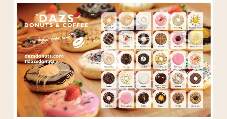 Harga menu Dazs Donut & Coffee