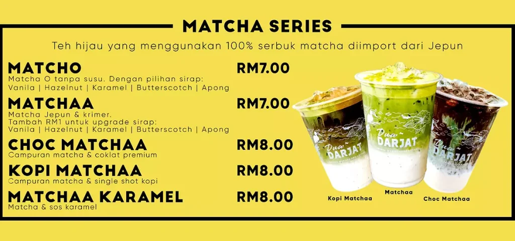 matcha Kopi Dua Darjat