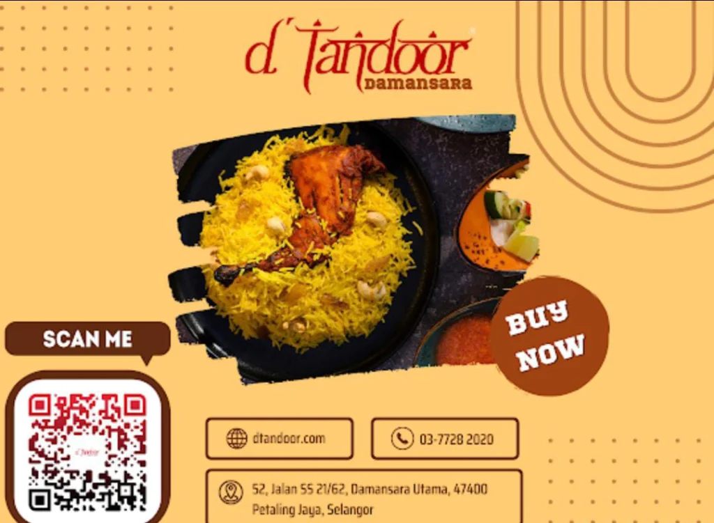 D’Tandoor Menu items