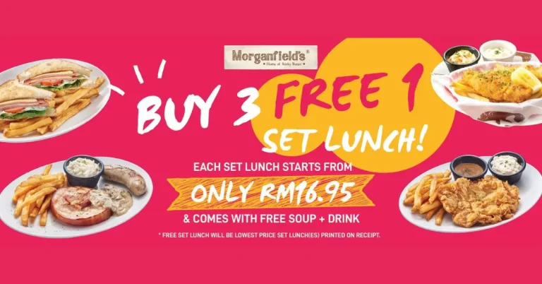 Harga menu Morganfield’s