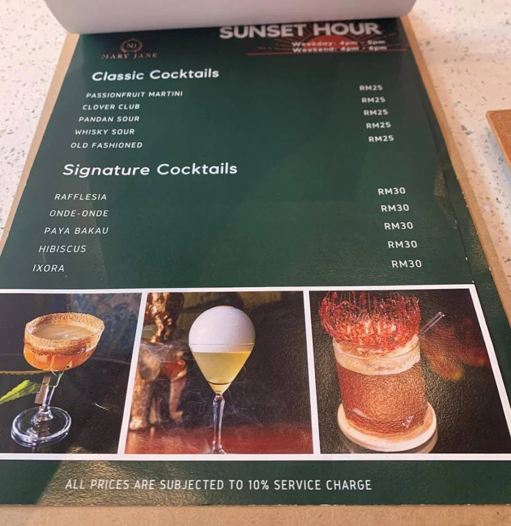 Mary Jane KL cocktails 