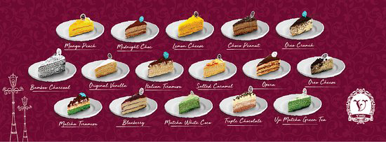 Vanilla Crepe Menu items