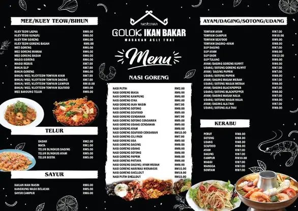 Norseha Ikan Bakar Malaysia Menu prices