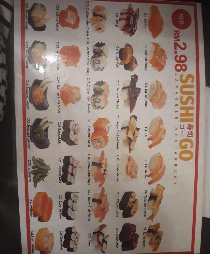 sushi go items