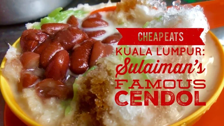 Harga menu Sulaiman’s Famous Cendol KL