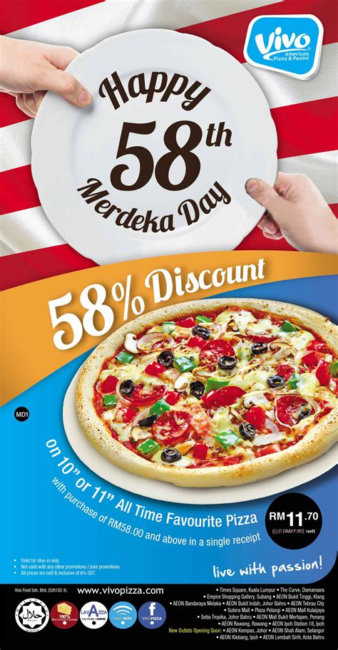 Discount Vivo Pizza Menu