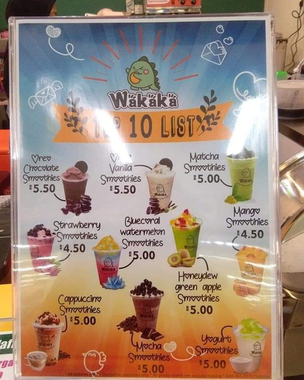 winter at Wakaka Menu