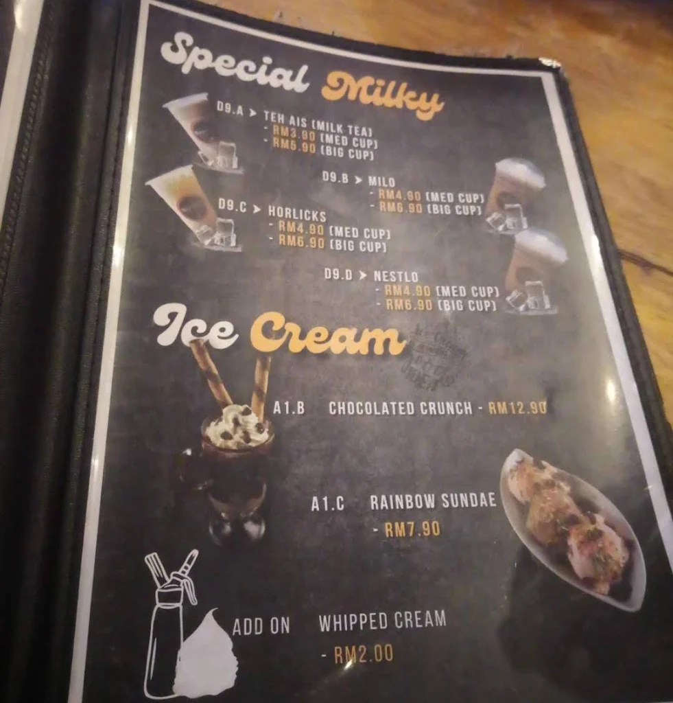 ice cream at Bangjie Kitchen Menu