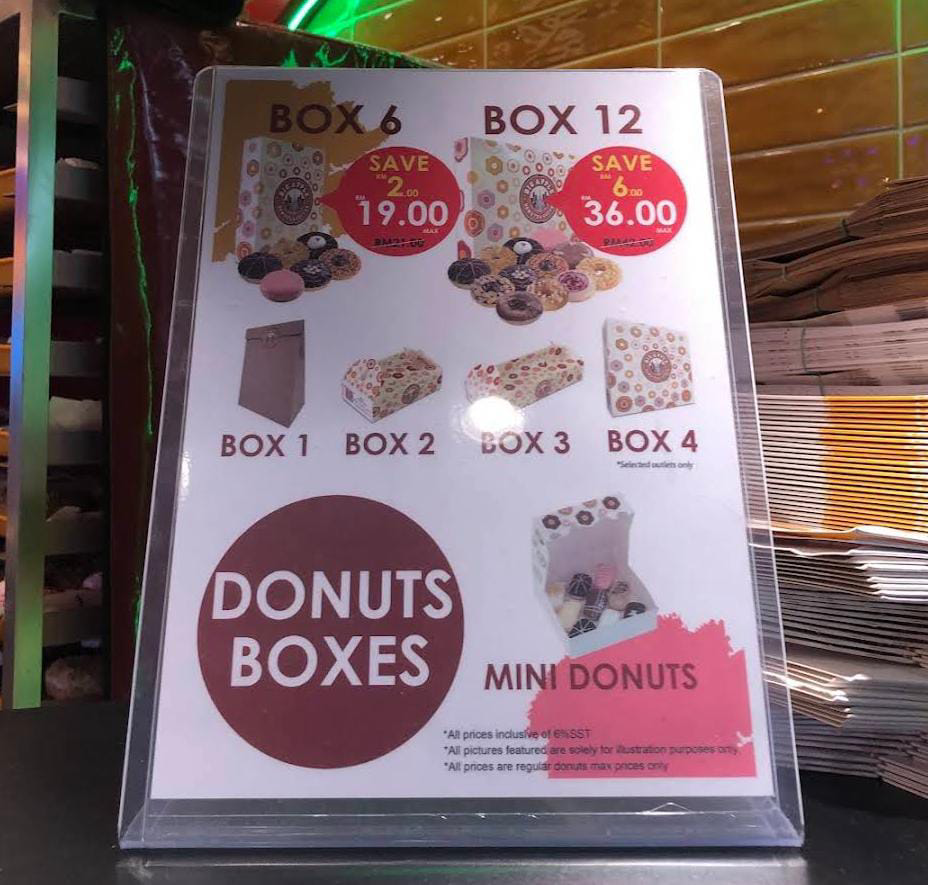 boxes at Big Apple Menu