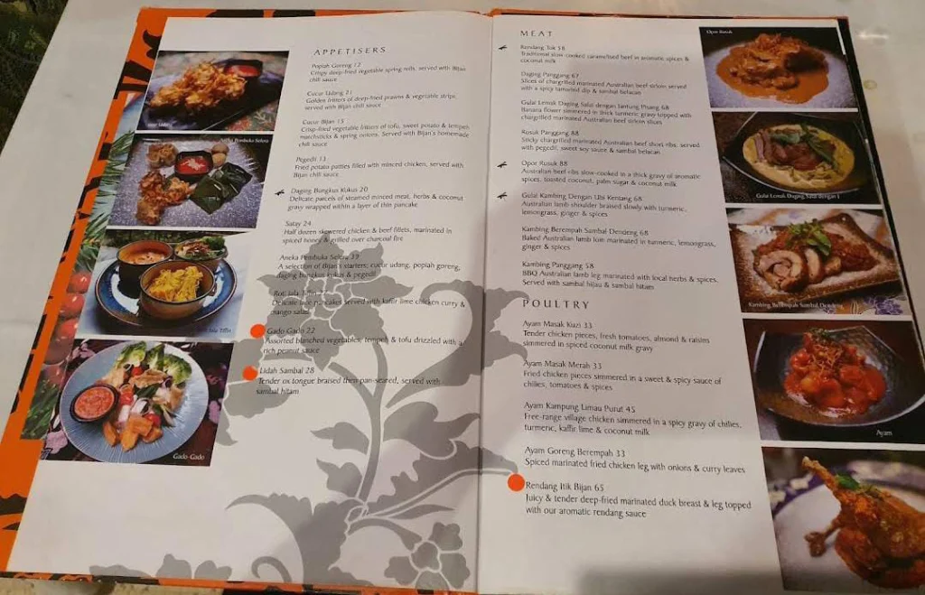 Bijan Menu Prices