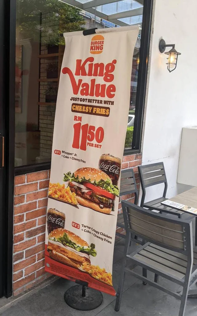 Burger King Menu offer