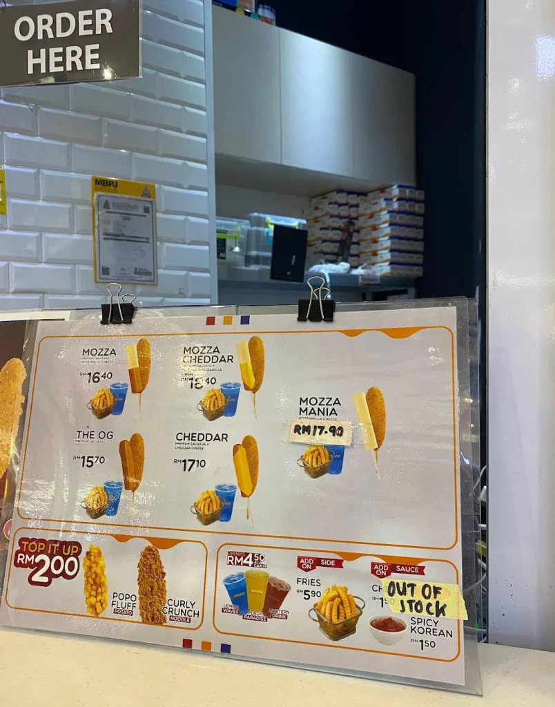 Chunz Menu Prices