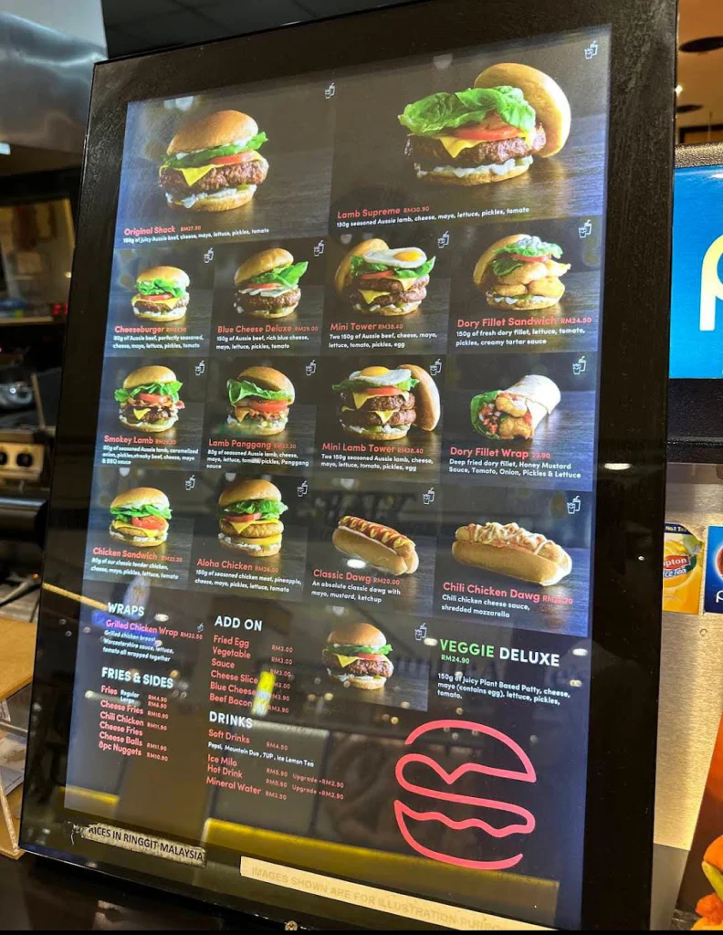 Fuel Shack Menu prices