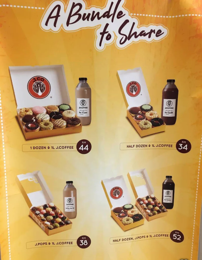 J.CO Donuts & Coffee offers menu 