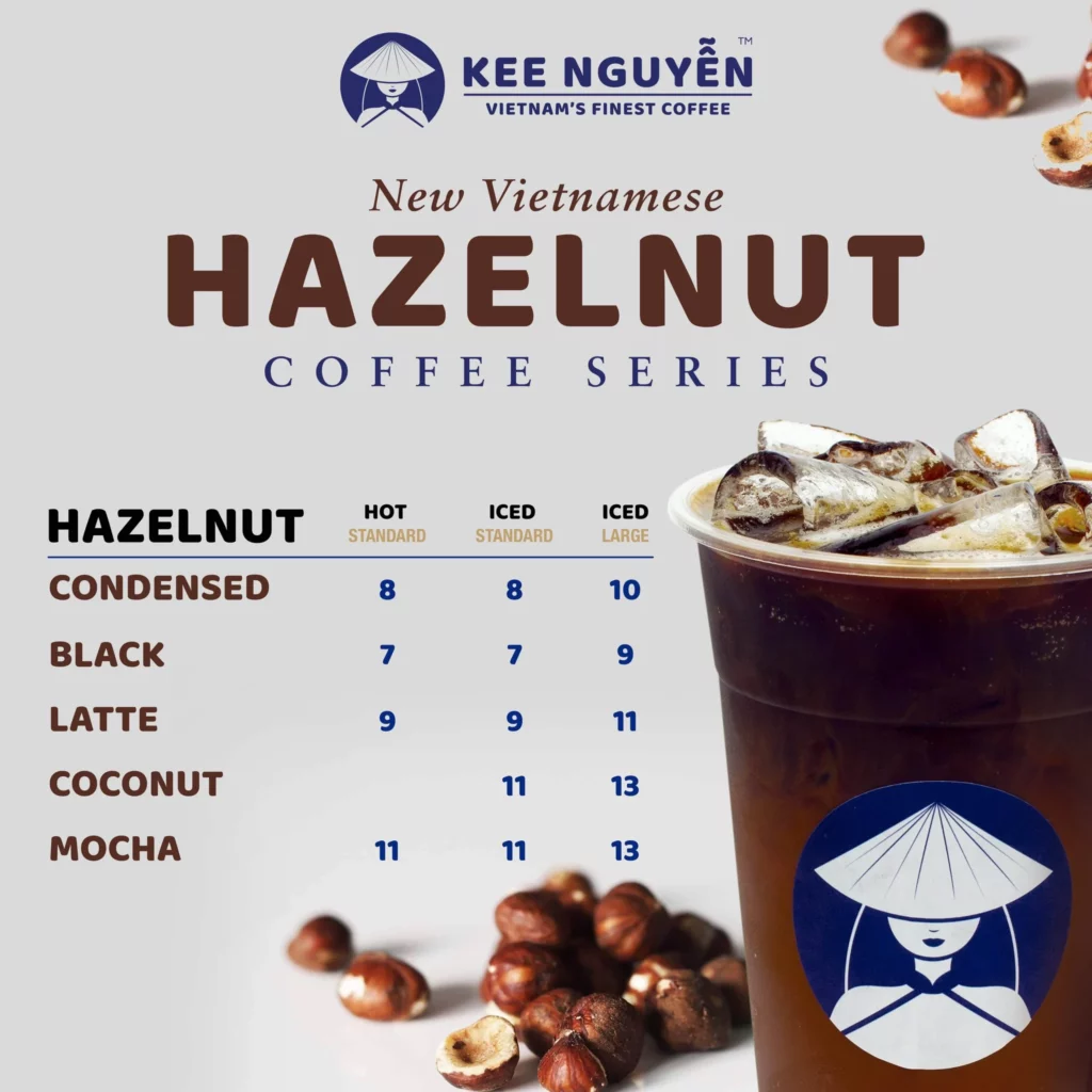 coffee series at Kee Nguyen Menu