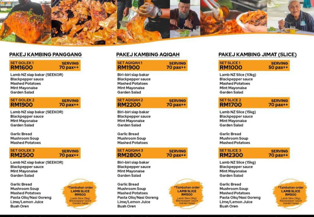 MALAYA GRILL MENU Prices