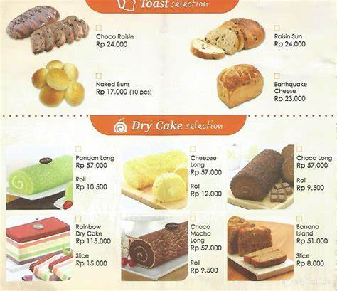 BreadTalk Menu Prices