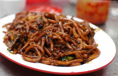 noodles at Mun Wah Hokkien Mee