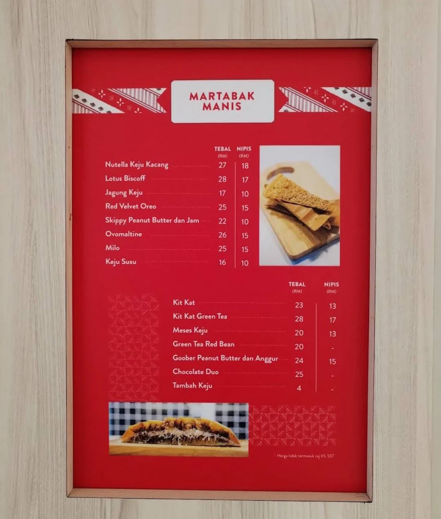 Manis at Tetangga Kita Menu