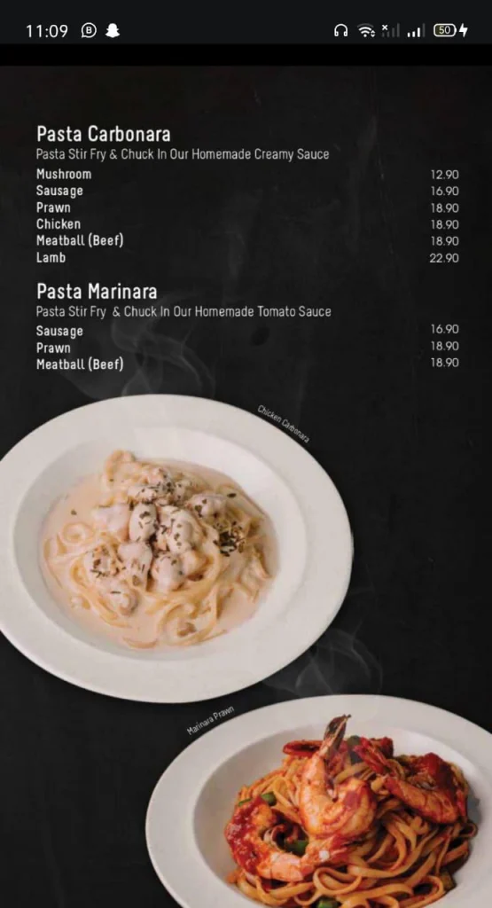 The Morso Menu