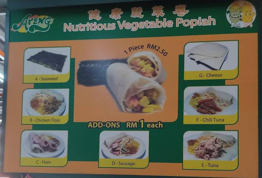 adds on Yong Tau Foo Menu