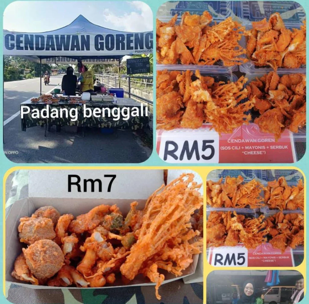 Cendawan Goreng Cheese Menu items