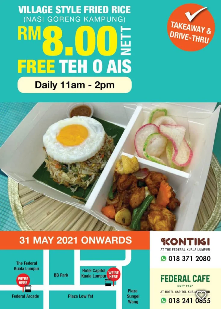 offers at Kontiki Menu Malaysia