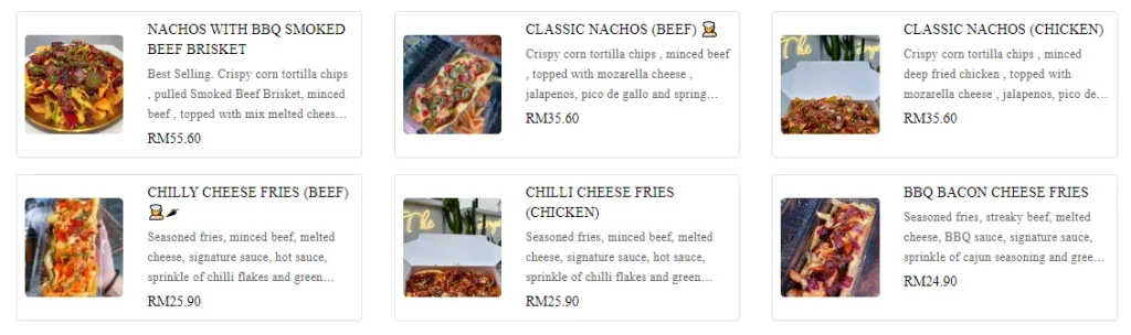 classics at Lazy Food Hub Menu Malaysia