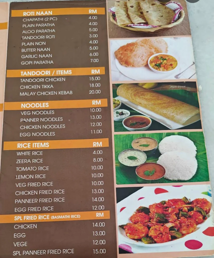 My81 Menu prices Malaysia