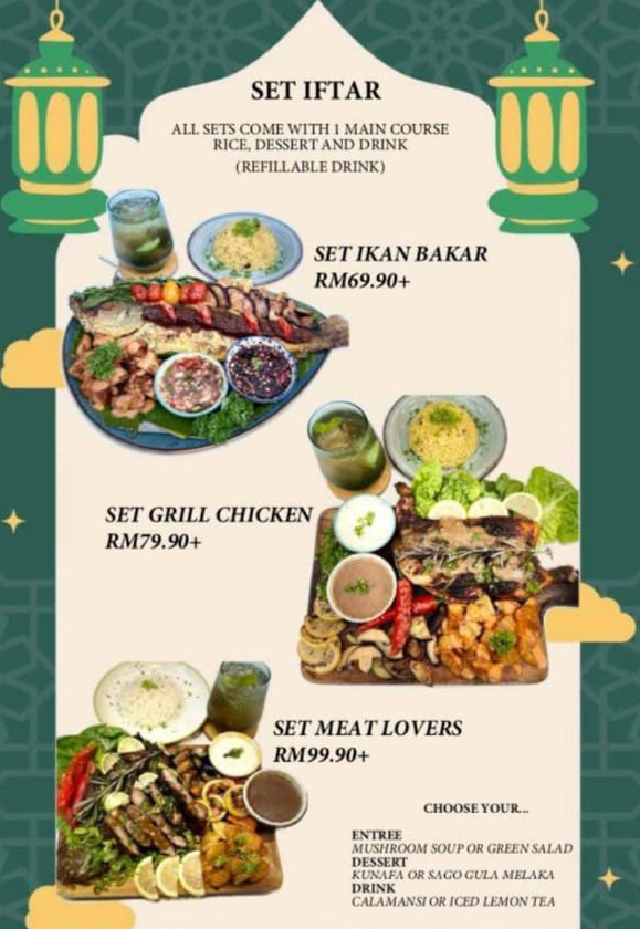 iftar set at Ruma Puteh Menu