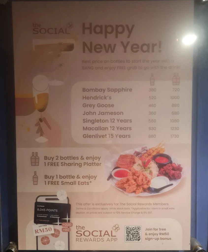 Happy new year at The Social Menu Malaysia